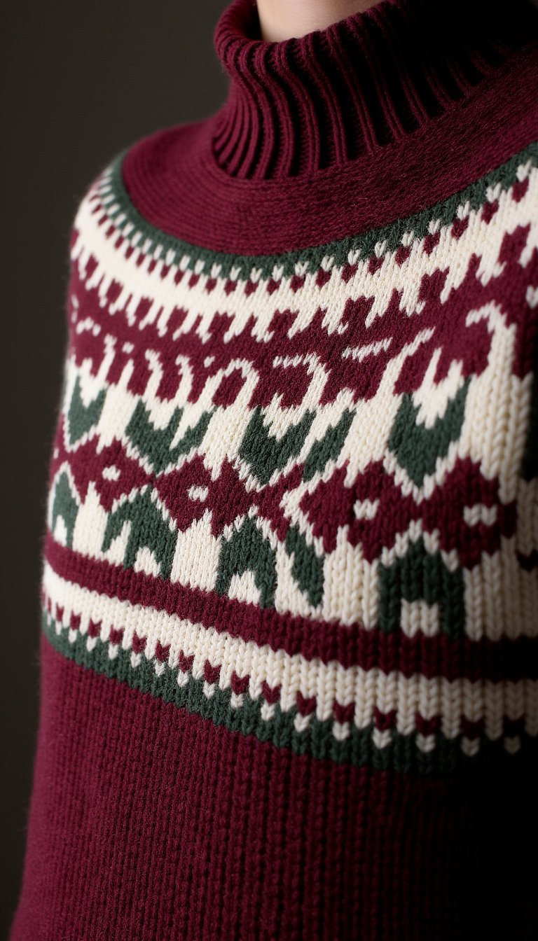 8. Fair Isle-Inspired Sweater Vest