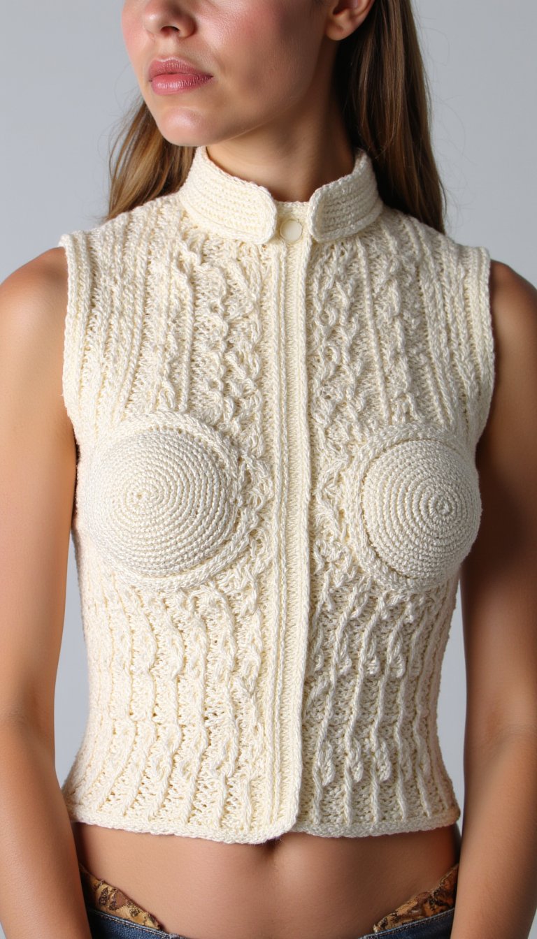 27. Mock Neck Bustier Top