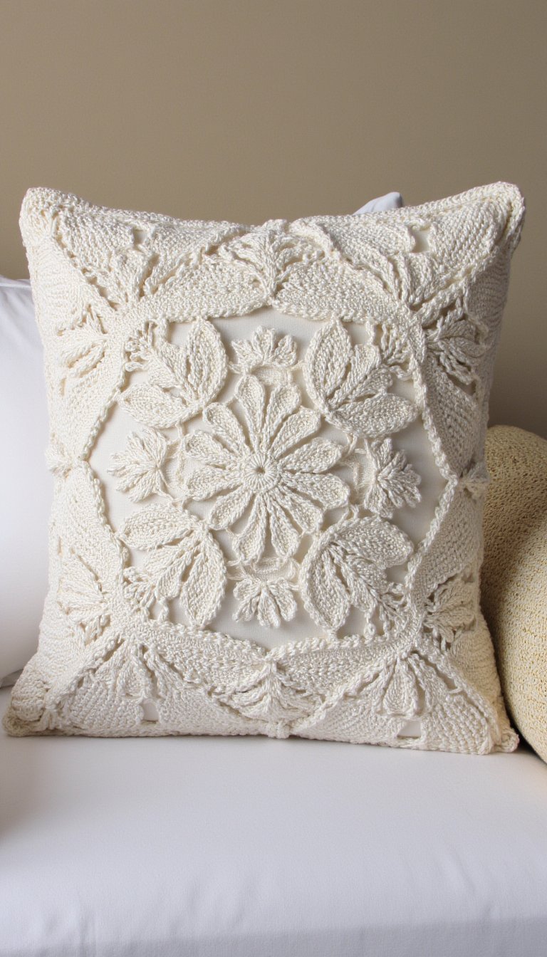 11. Dramatic Cathedral Window Pillow Cover