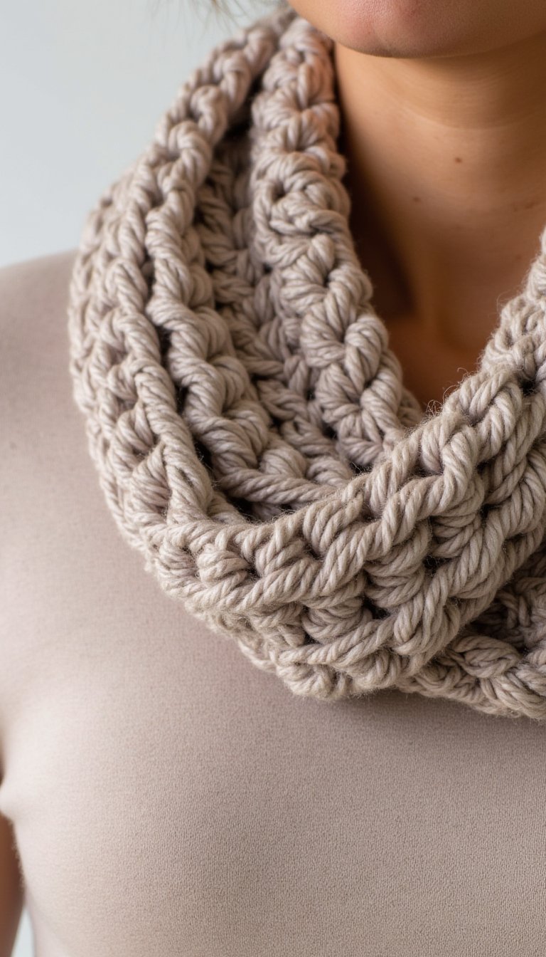 2. Simple Infinity Scarf