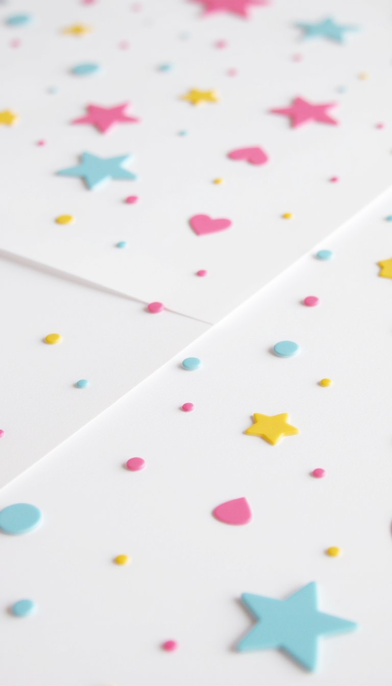 15. Sticker "Flakes" or Confetti