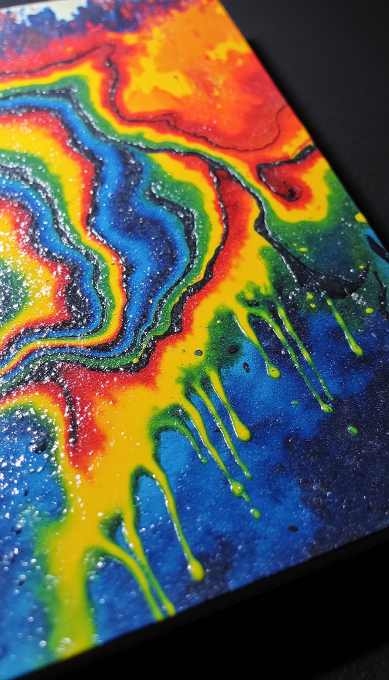 19. Drip Paint Effect