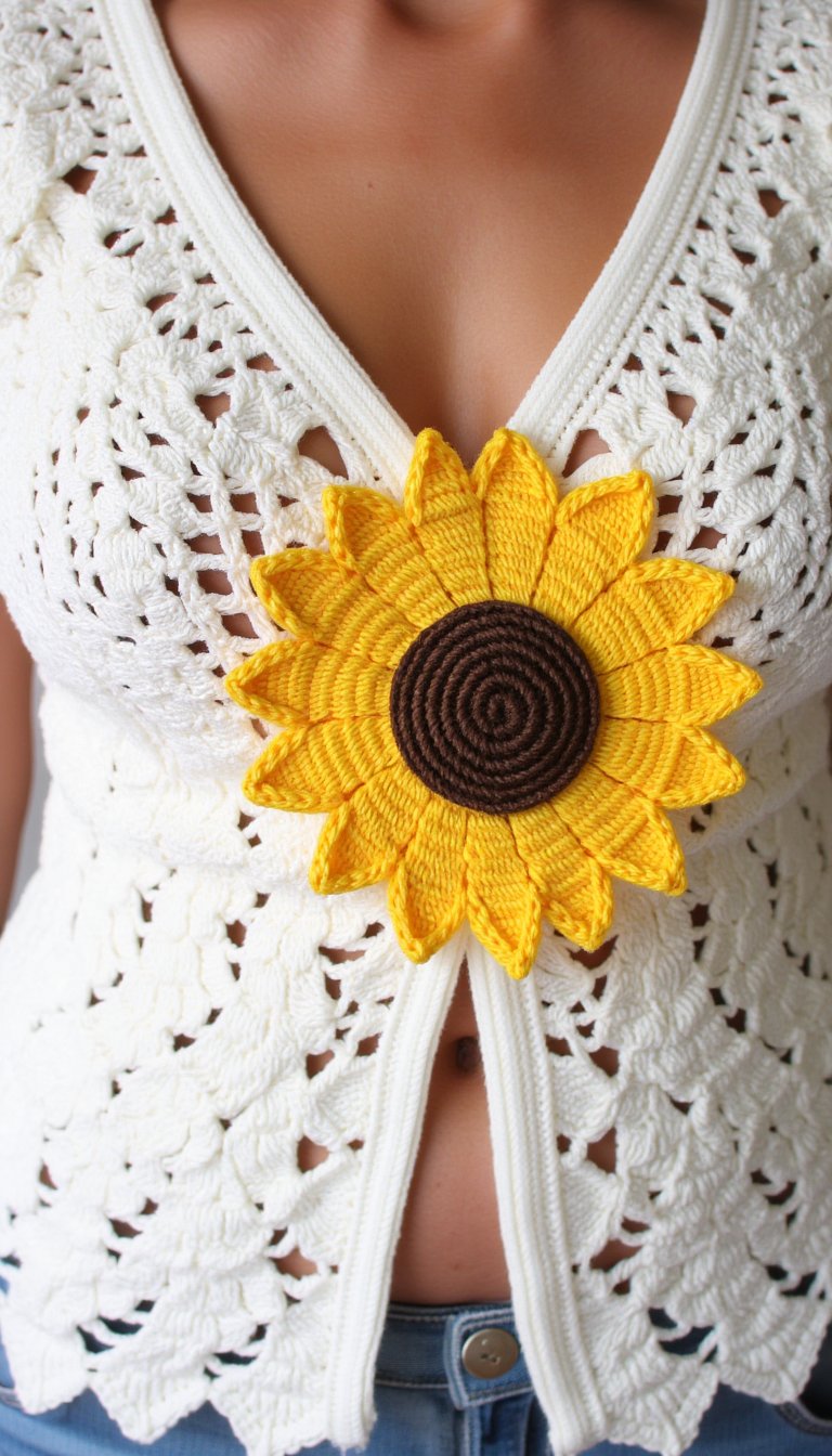 9. The Sunflower Surplice Top
