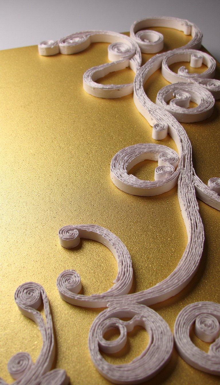 6. Embossed Paper Quilling