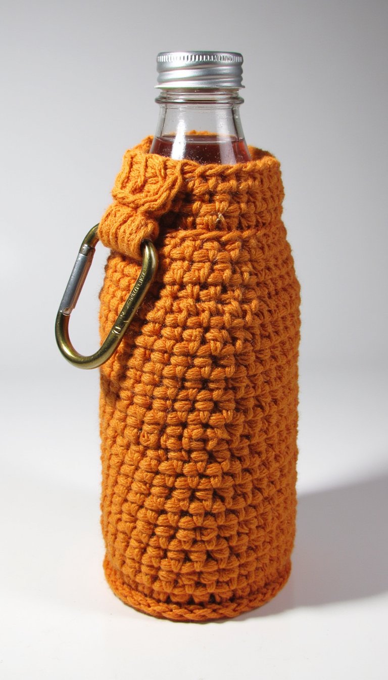 15. A Water Bottle Holder with a Carabiner