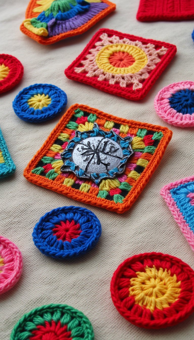 11. Enamel Pin-Inspired Patches