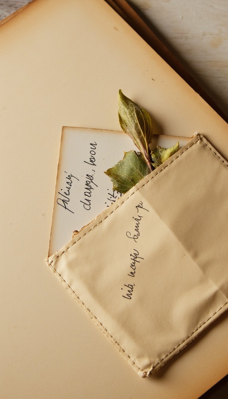 6. Library Pocket Memorabilia Holders