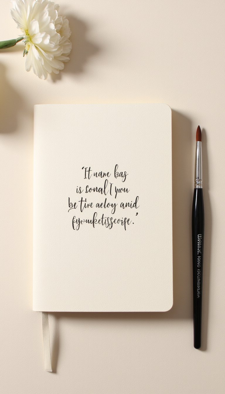 24. Simple Hand-Lettered Quote