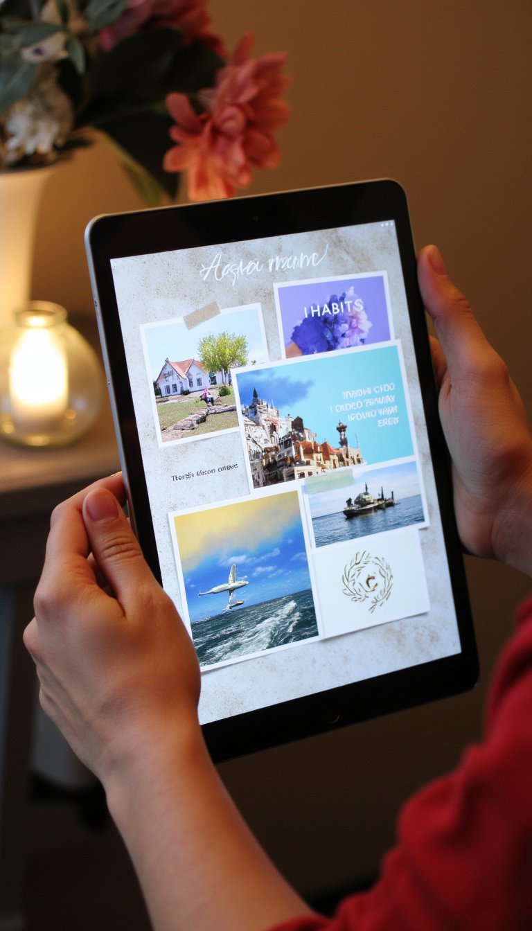 10. Digital Vision Board or Goal Tracker