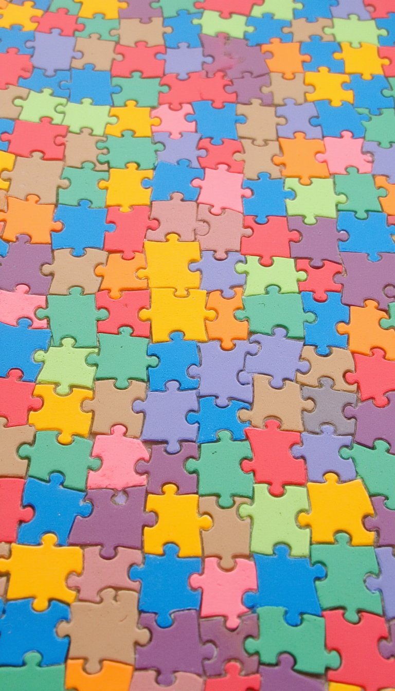 7. Puzzle Piece Mosaic