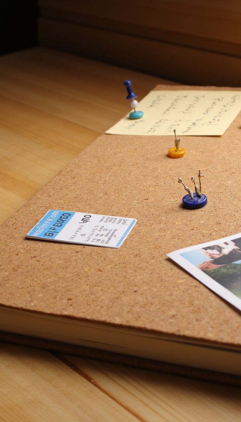 26. Cork Board for Pinning Inspiration