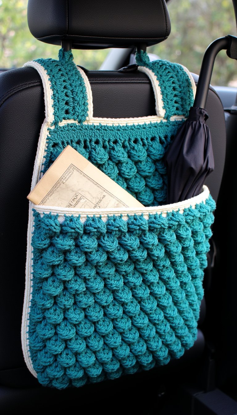 20. Seat Back Protector Pockets