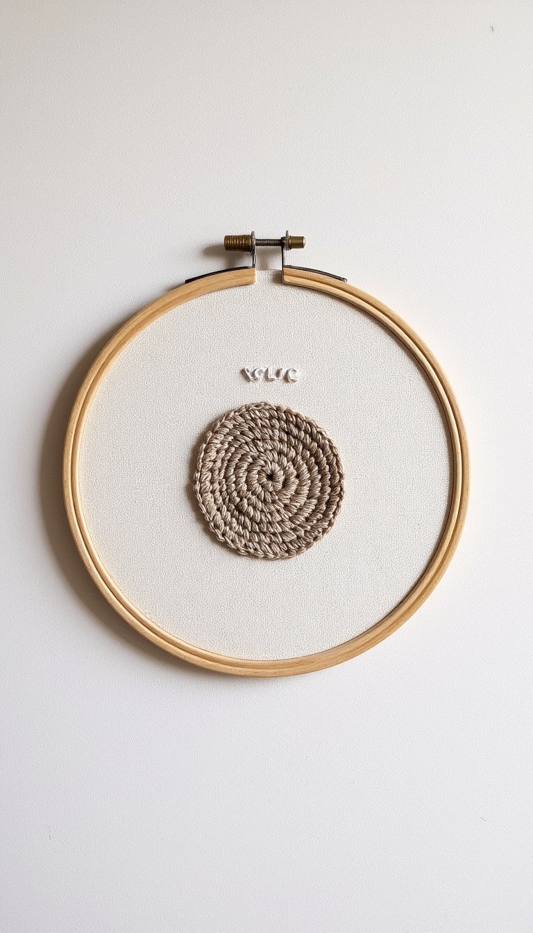27. Motivational Embroidery Hoop Art