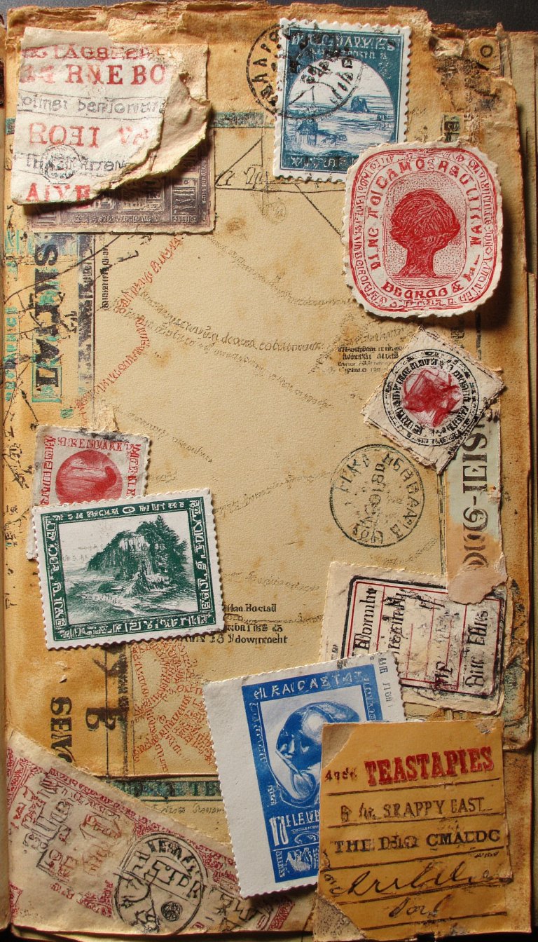 8. Travel-Themed Collage Chaos