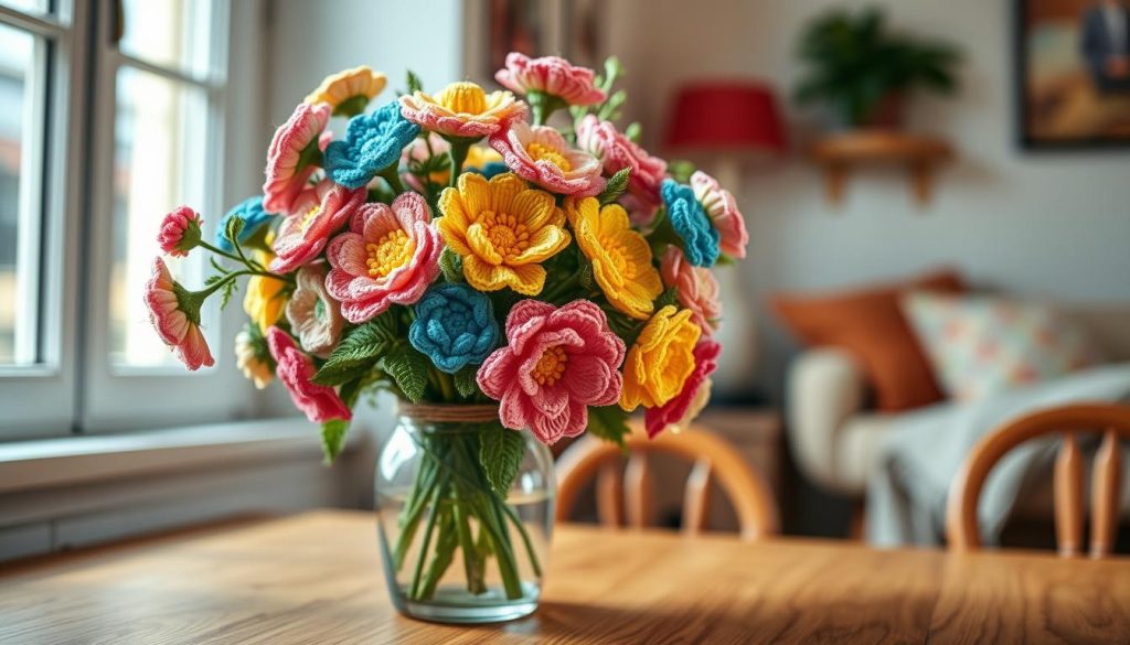 Crochet Flower Bouquet Gift Ideas