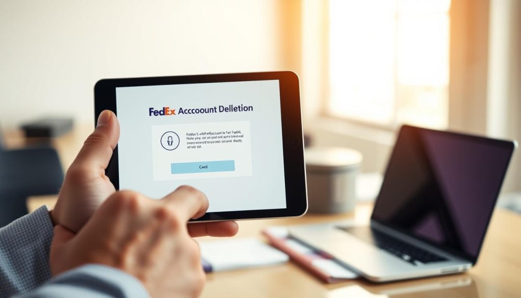 FedEx Account Deletion Verification