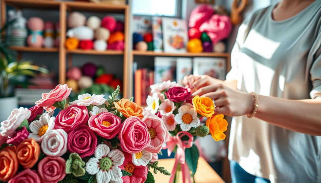 Personalized Crochet Bouquet Tutorial