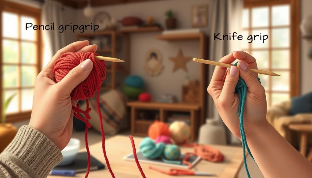 Yarn Holding Techniques for Crochet