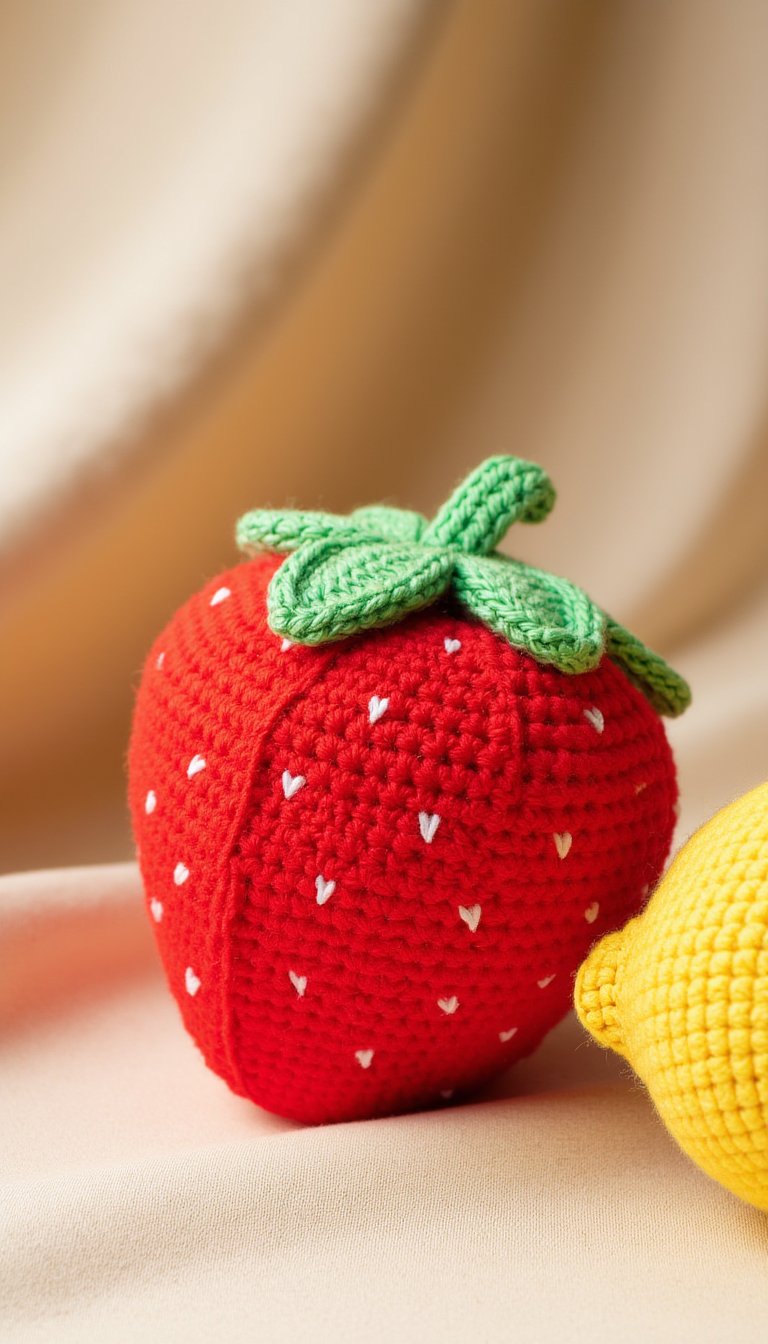 13. Fruit-Shaped Mini Bag (Strawberry or Lemon)
