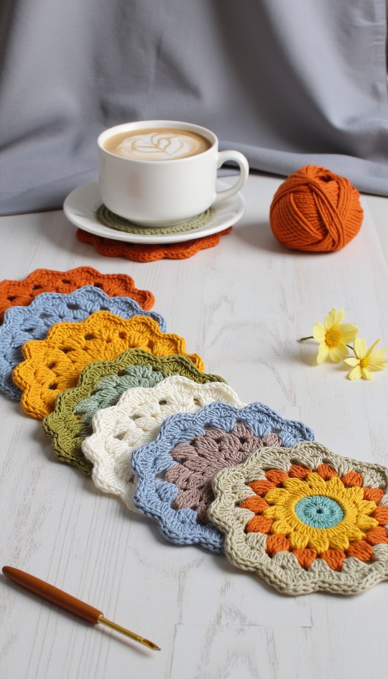 9. Geometric Coaster Set