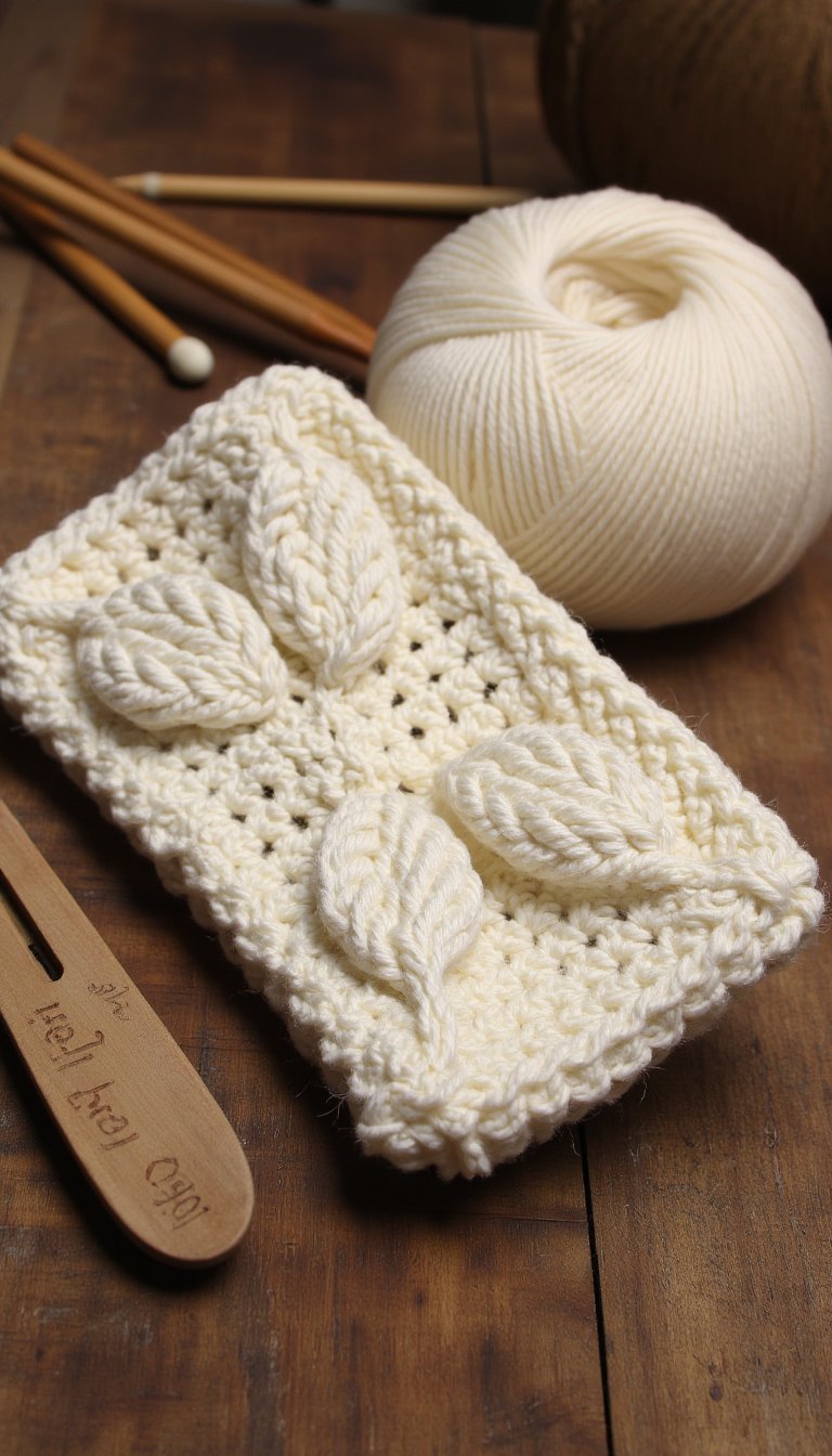 13. Cable-Knit Look Headband