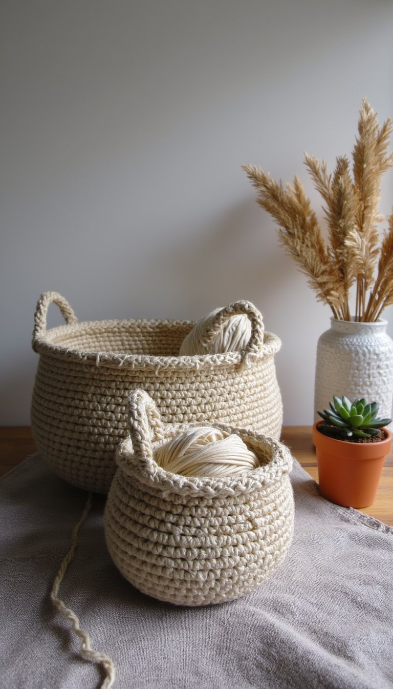 20. A "Wabi-Sabi" Imperfectly Perfect Basket Set