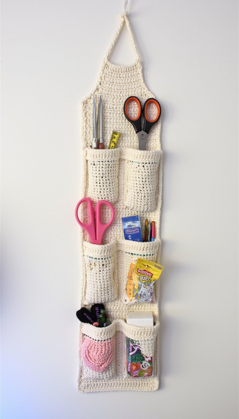 18. A Hanging Supply Caddy for Your Own Hooks!