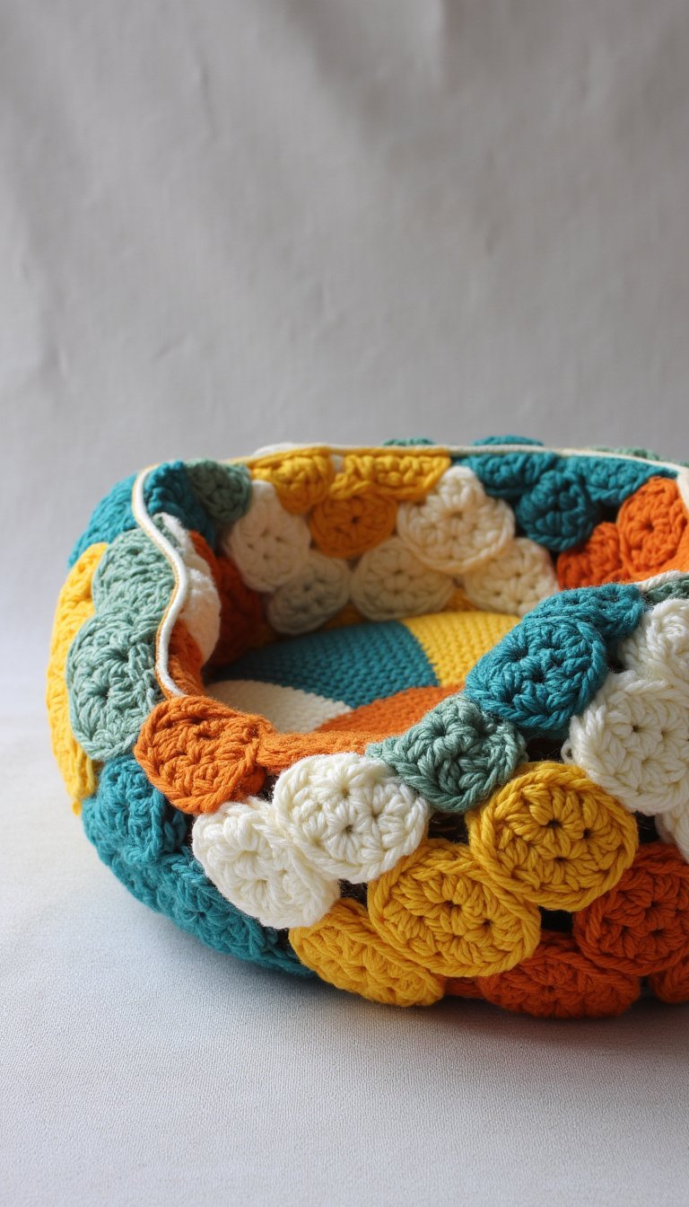 18. A Patchwork Pet Bed
