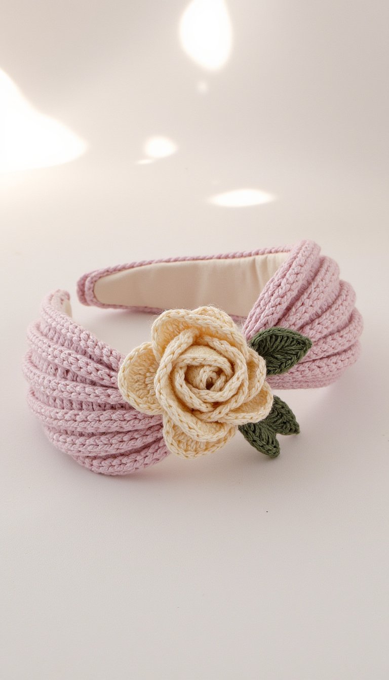 21. Headband with a 3D Flower or Bow