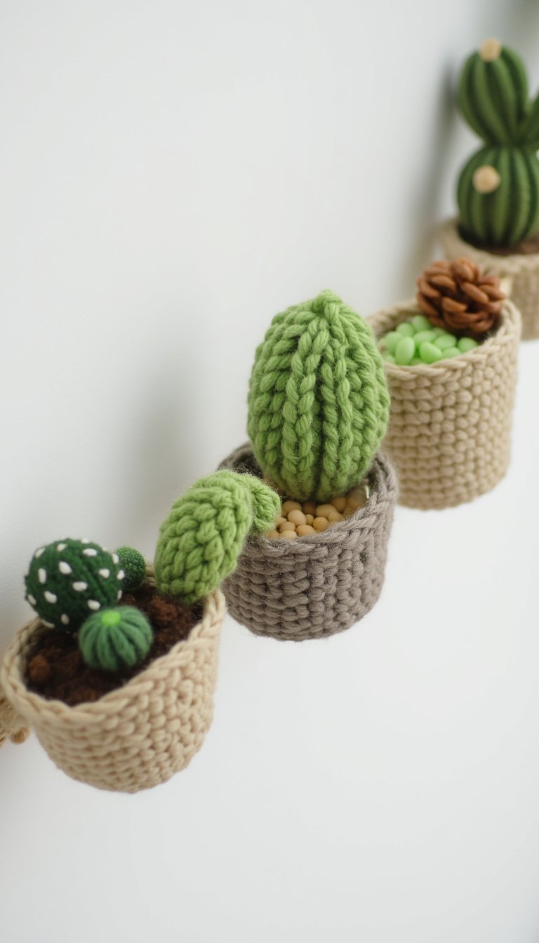 8. A Garland of Tiny Cacti & Succulents
