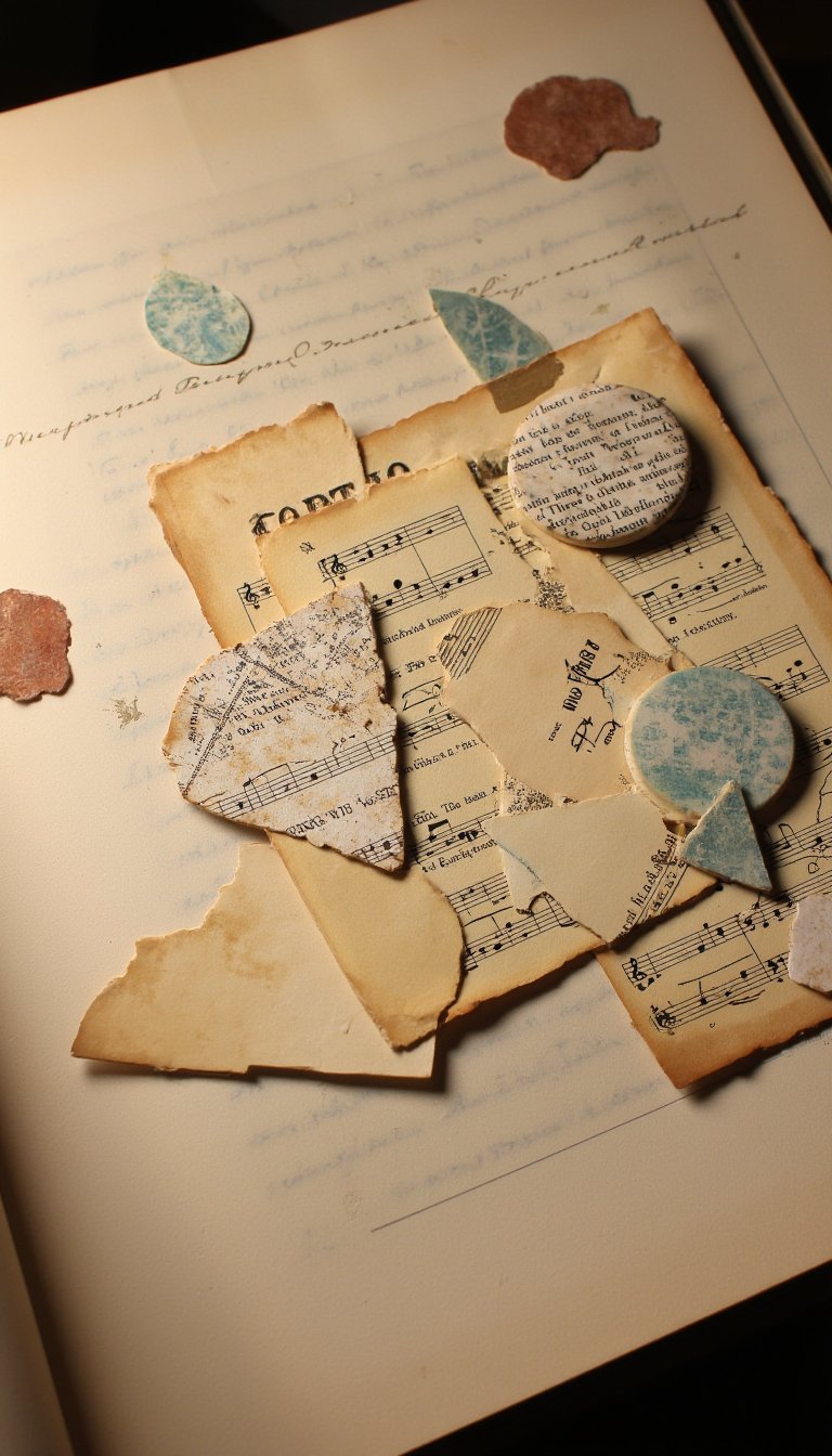 7. Found Paper & Ephemera Stickers