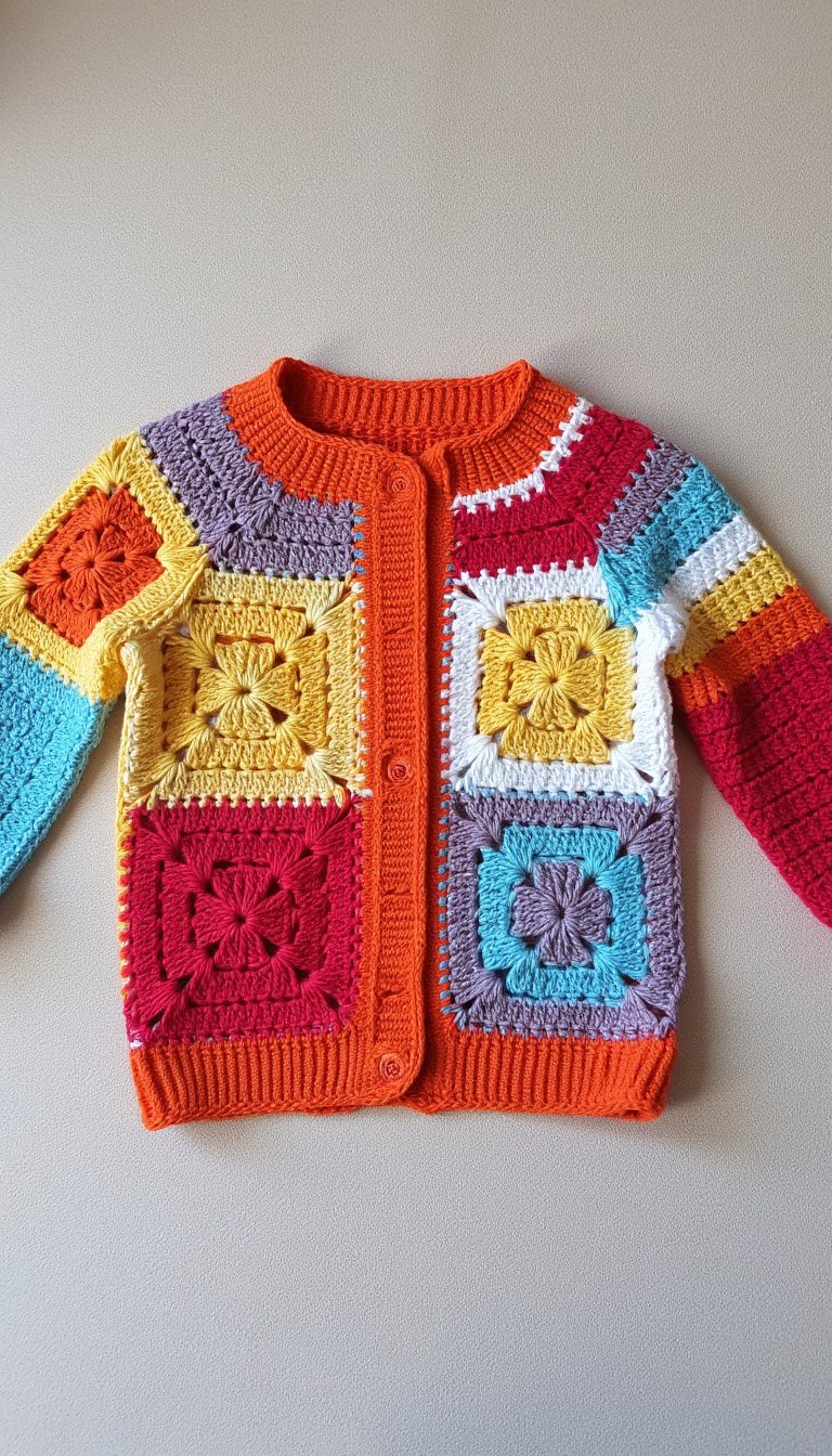 14. The Patchwork Panel Pullover