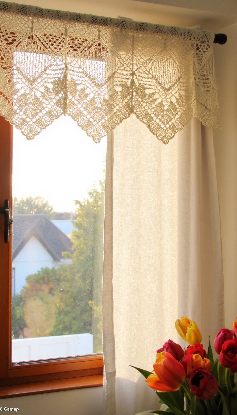 8. Lacey Curtains or Window Valances