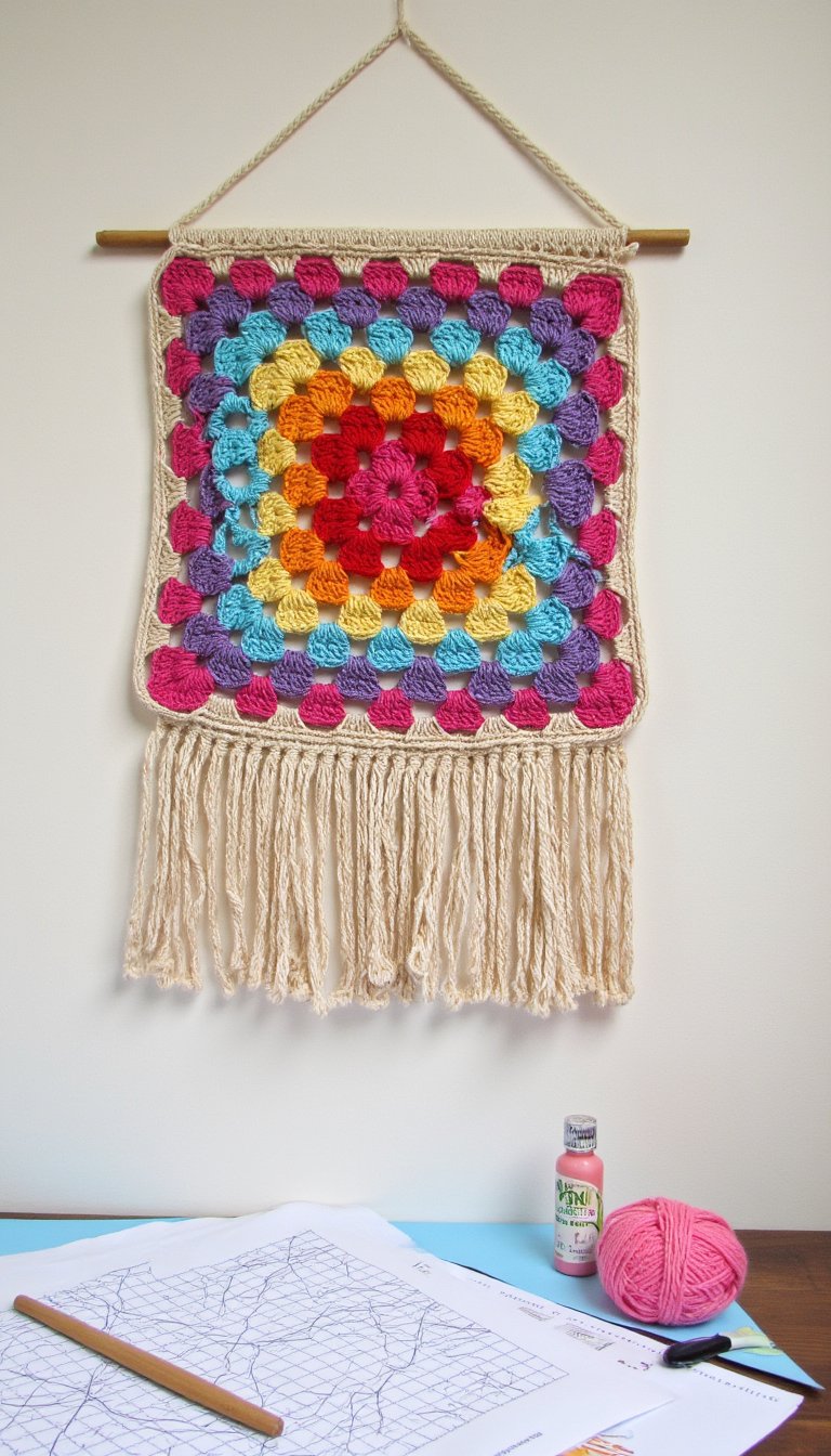 3. Pixel Art Wall Hangings