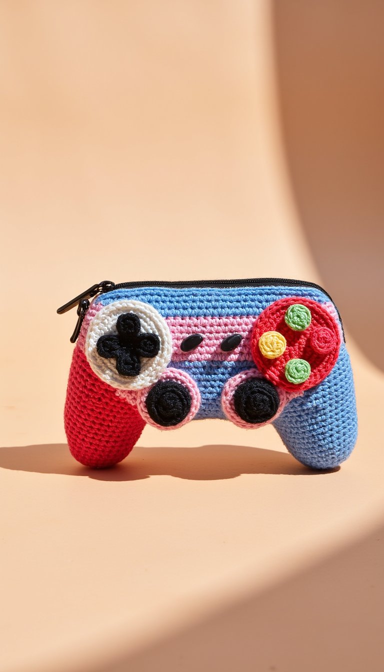 16. A Pouch That Looks Like a Classic Video Game Controller