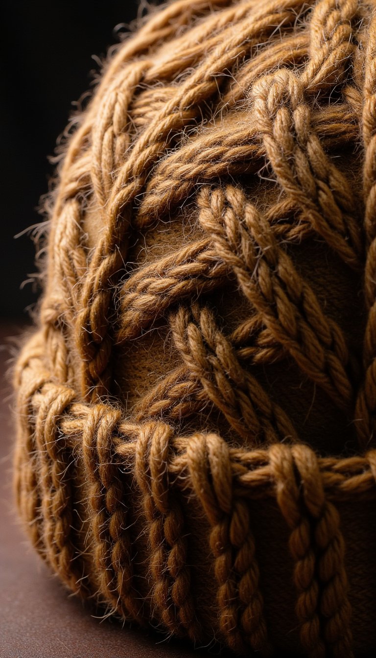 7. Chunky, Textured Beanie