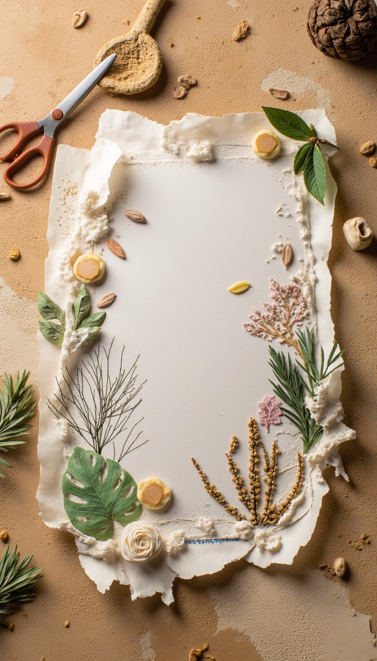 7. Nature Texture Rubbing Background