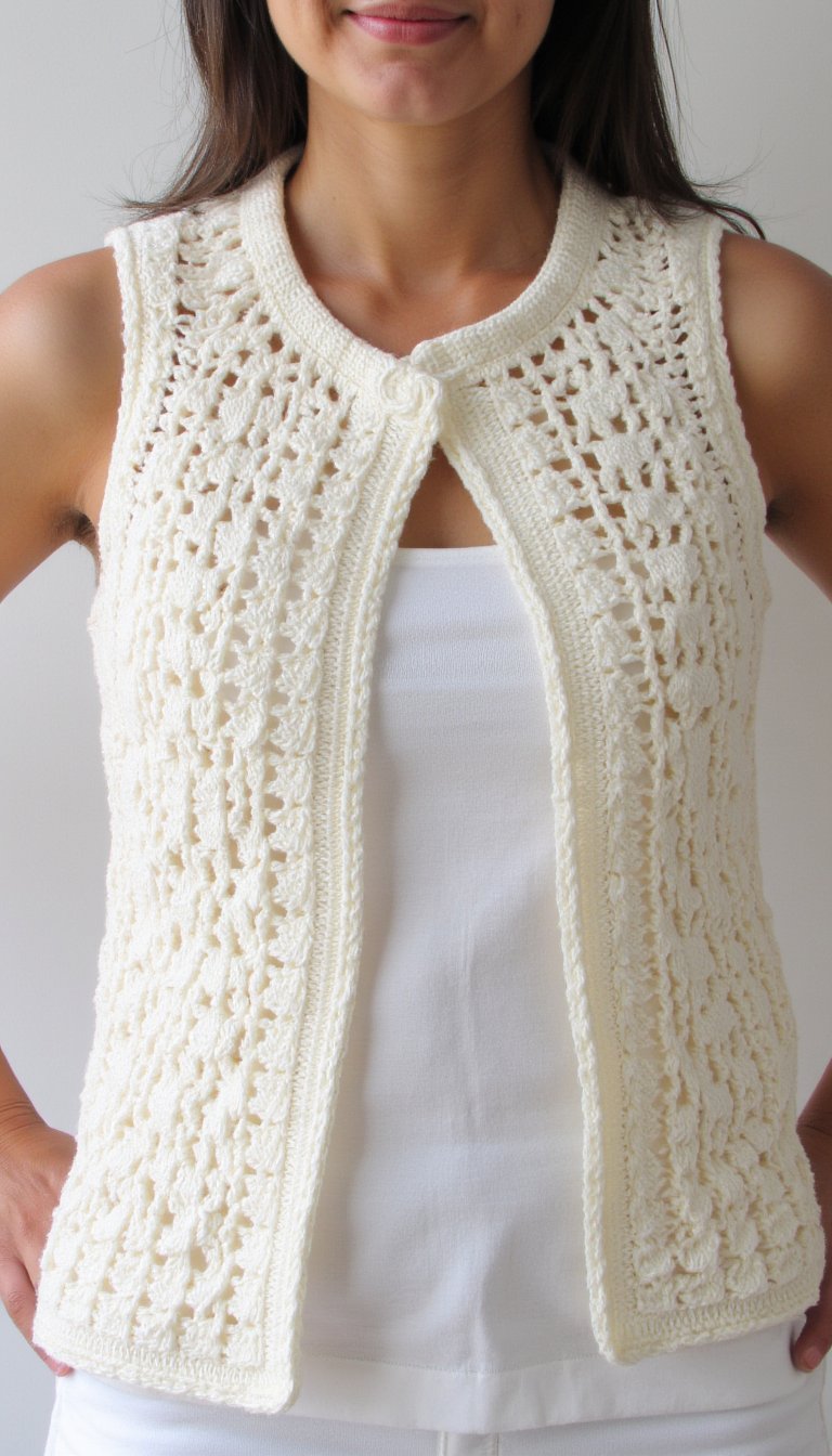 16. The Quick & Chunky Boho Vest