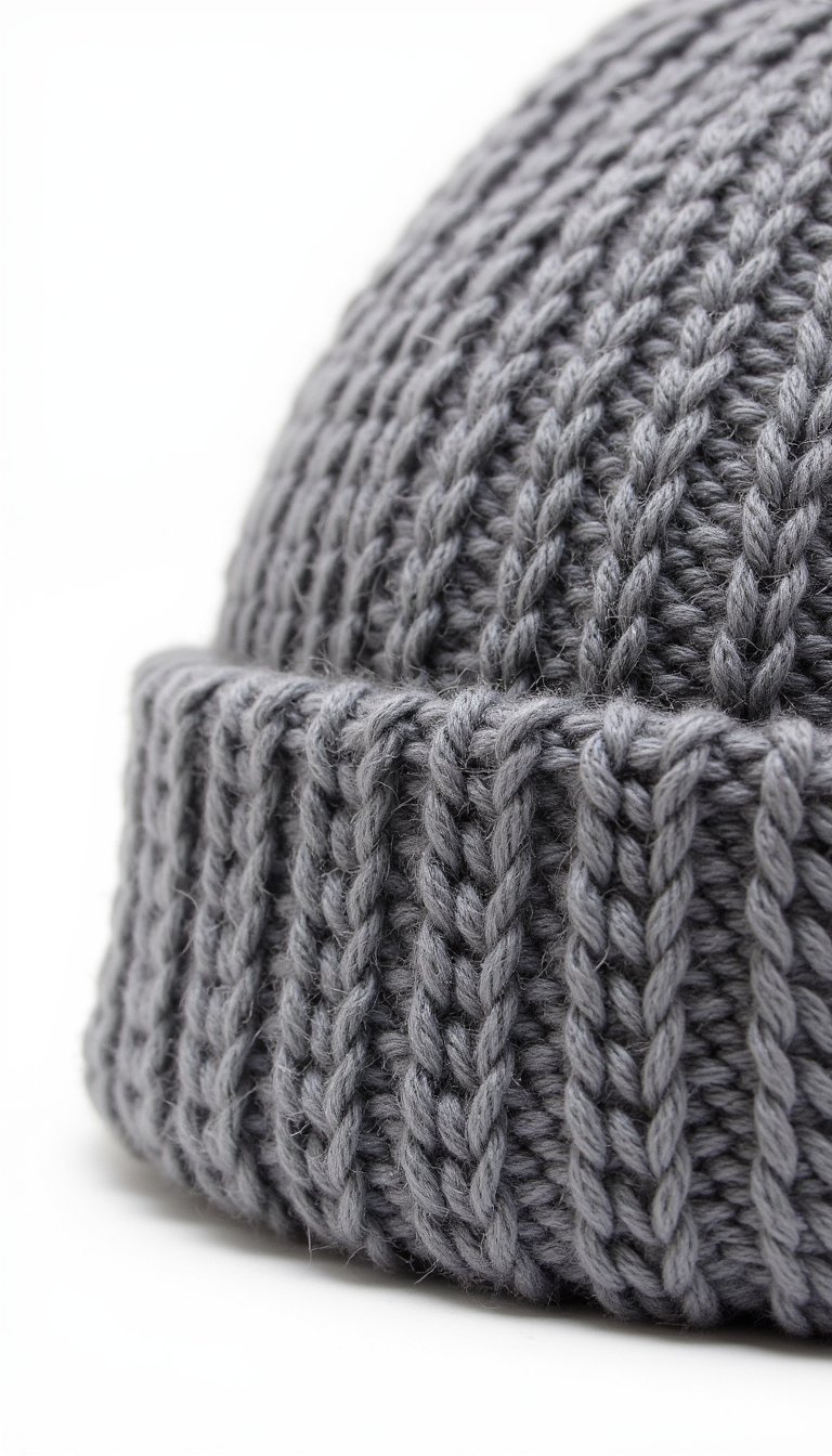 28. A "Knit-Look" Crochet Beanie
