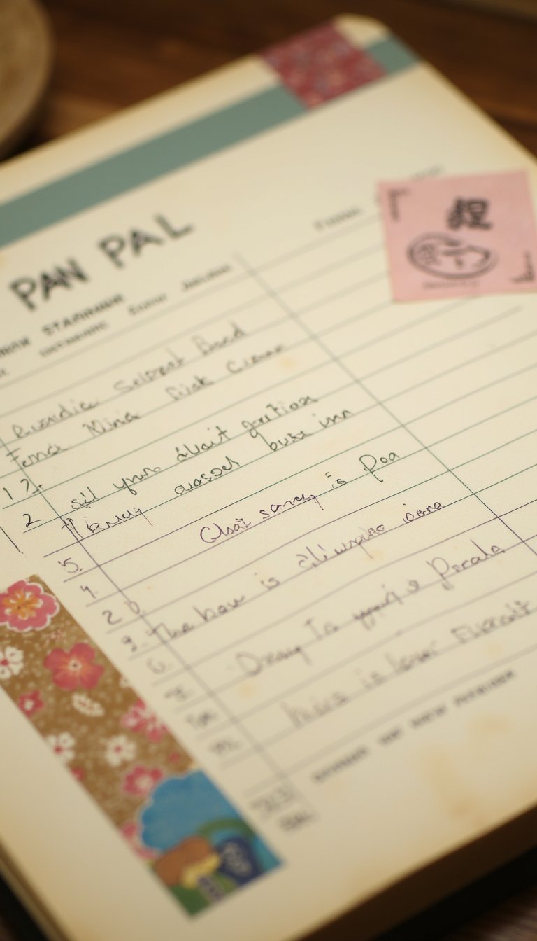 5. "Pen Pal" Correspondence Tracker
