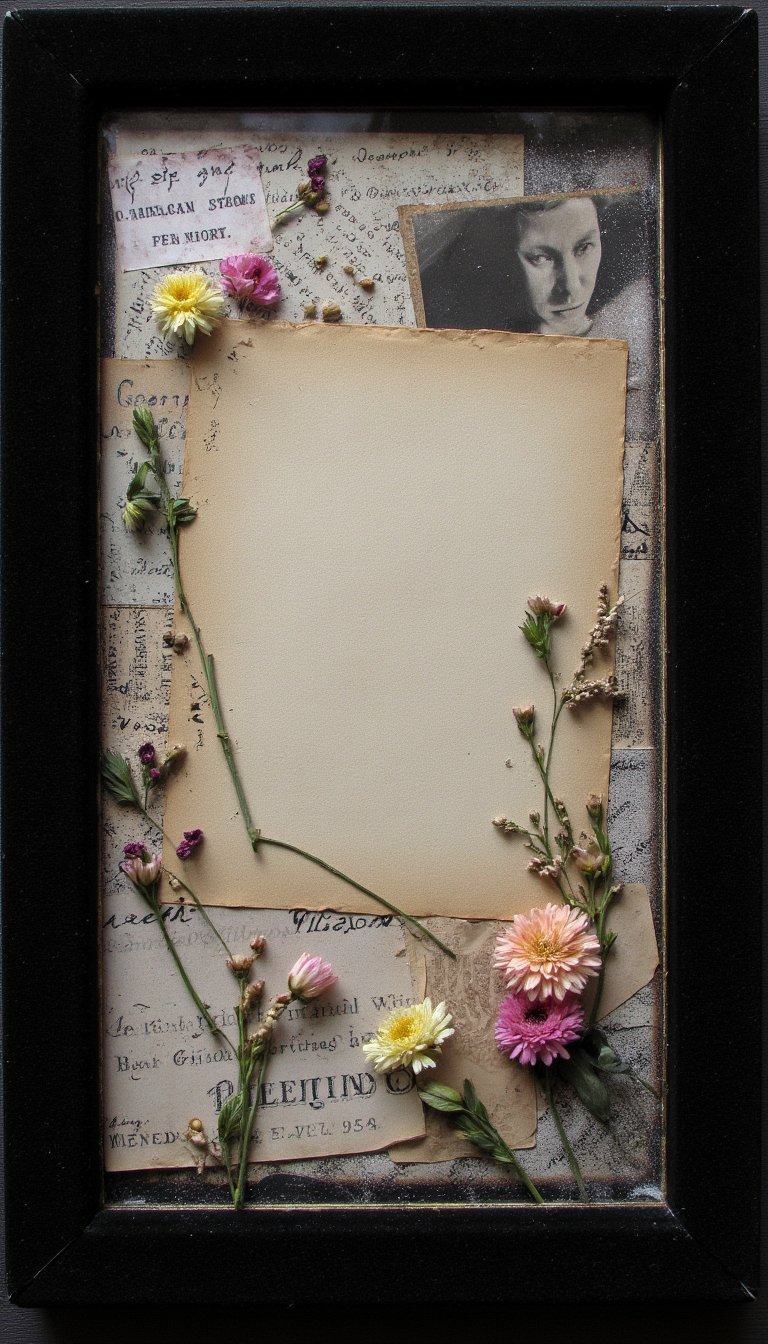 19. Simulated Ambrotype with Negative Space