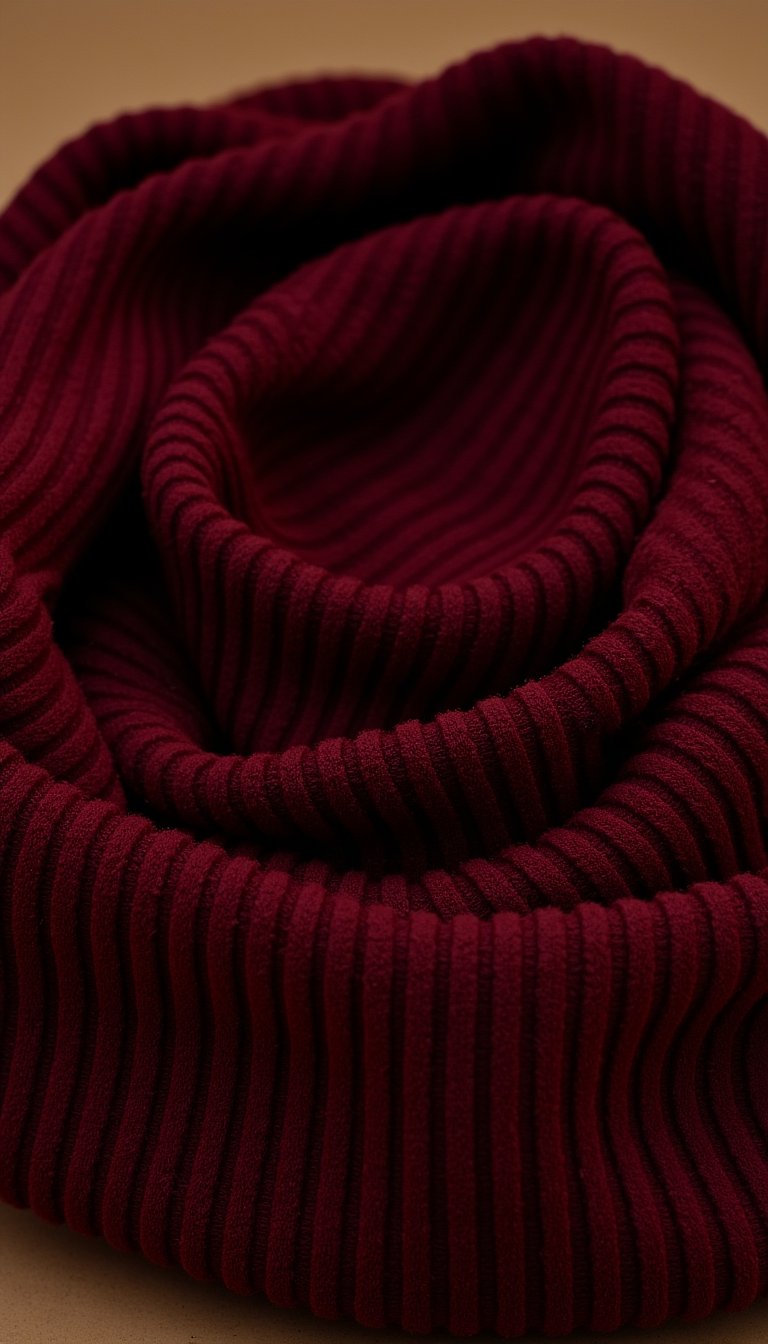 5. Corduroy-Stitch Infinity Scarf