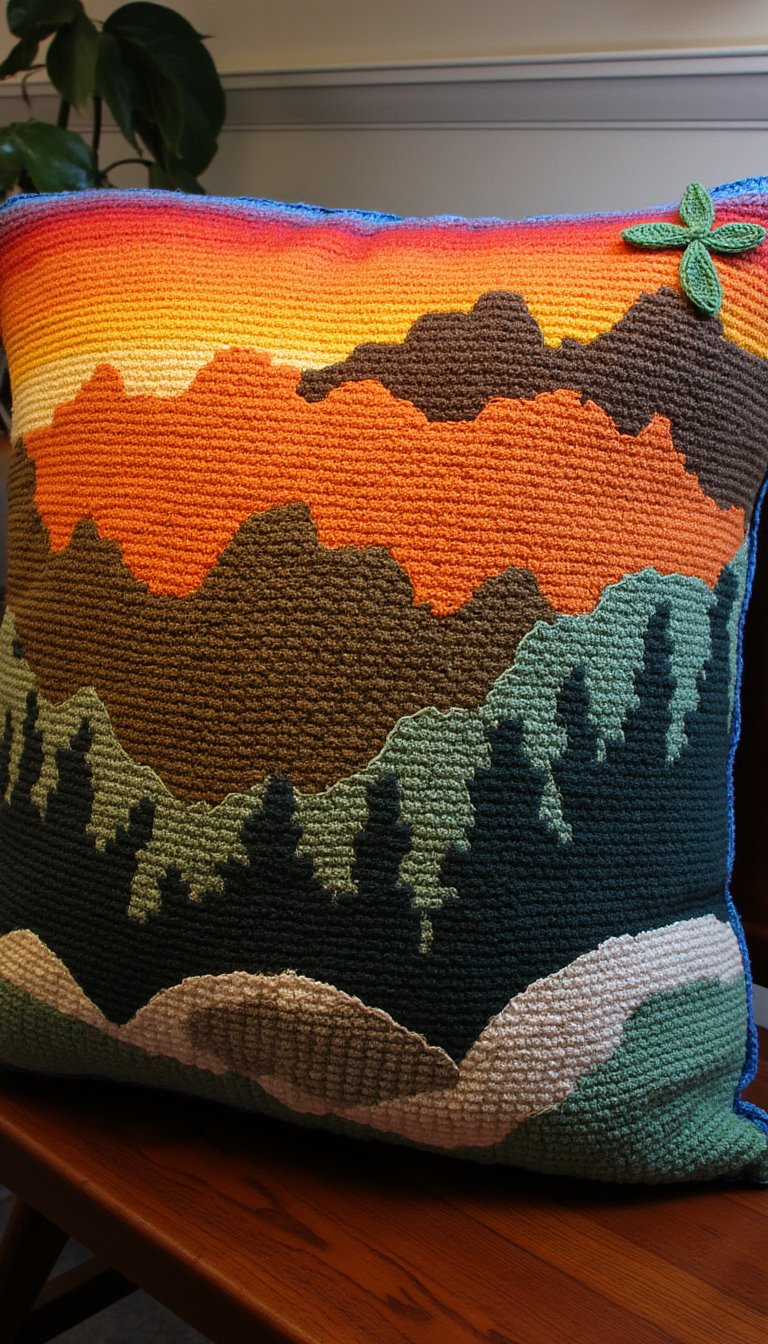 12. Landscape Cushion Cover