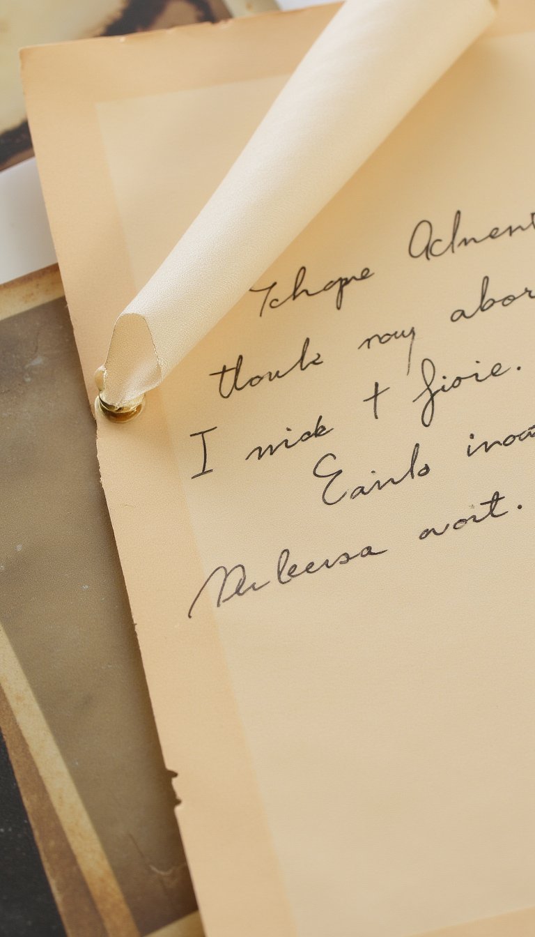 24. "Secret Message" with Vellum Overlay