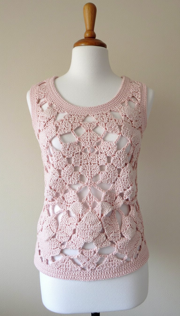 22. Geometric Motif Top