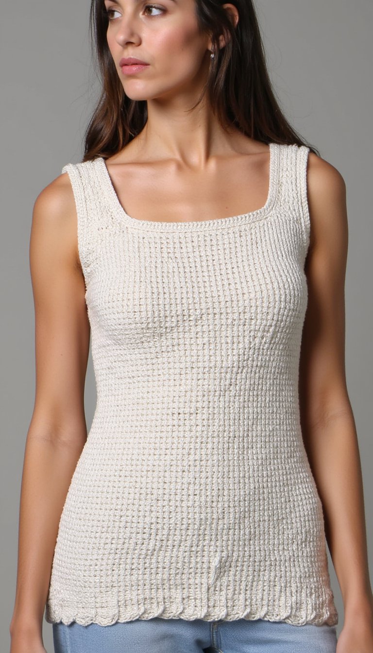 9. Sophisticated Square Neck Tank