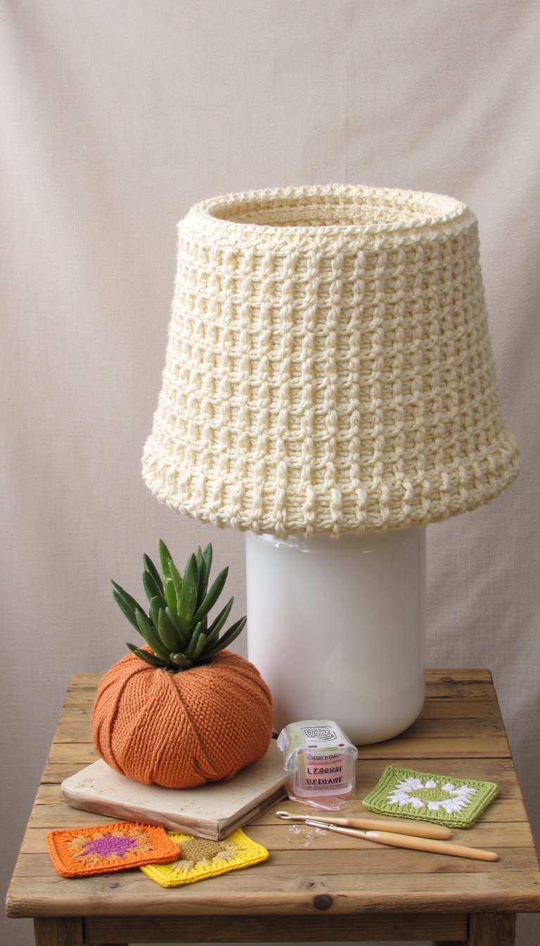 22. Your Own Designed "Yarn Bomb" for a Home Item