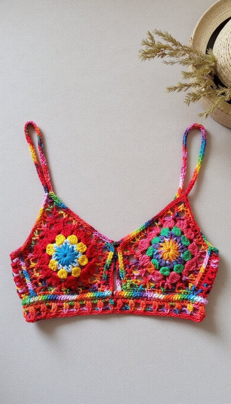 1. The Classic Granny Square Bralette