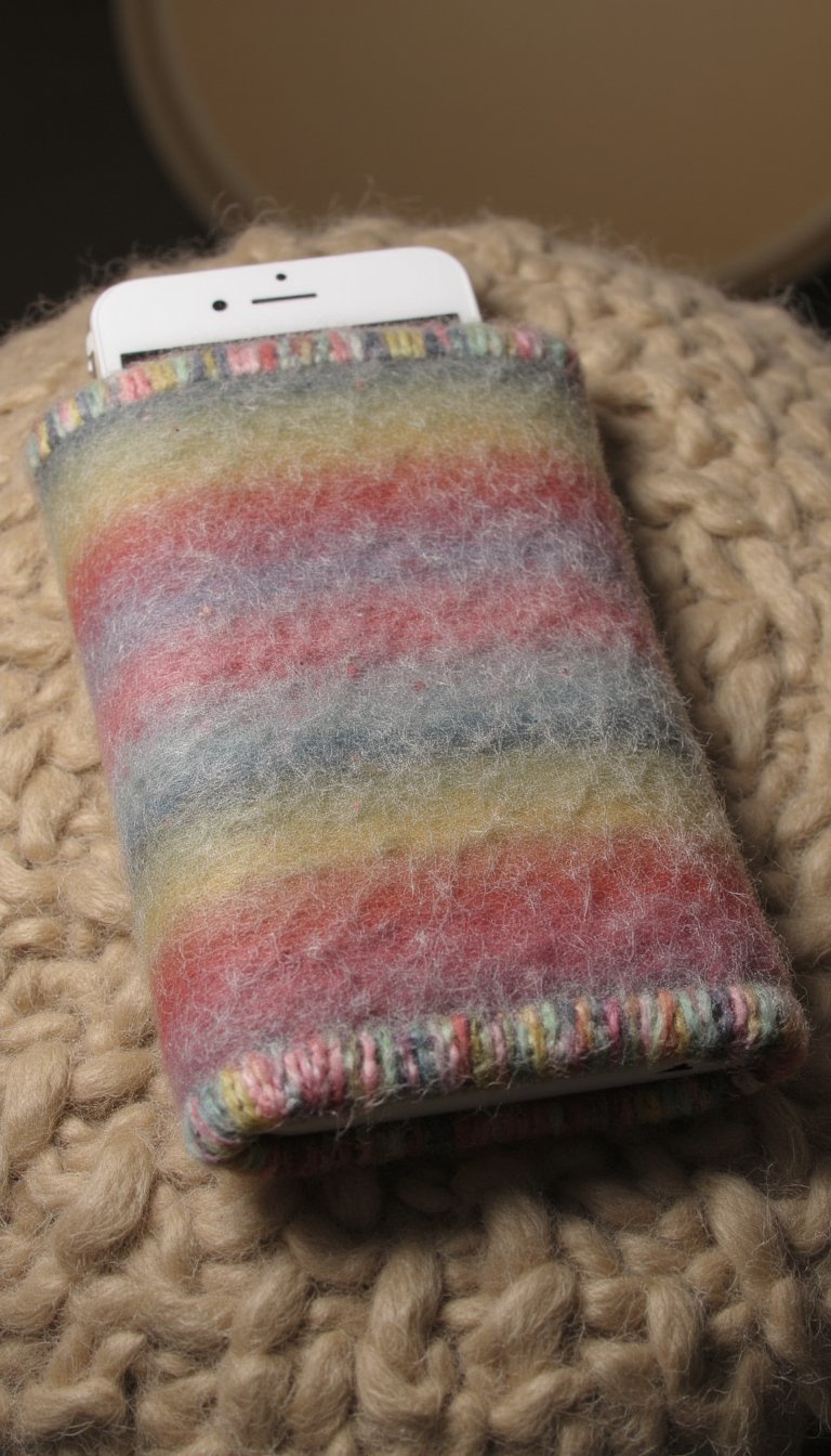 24. A Cozy Phone Sleeve