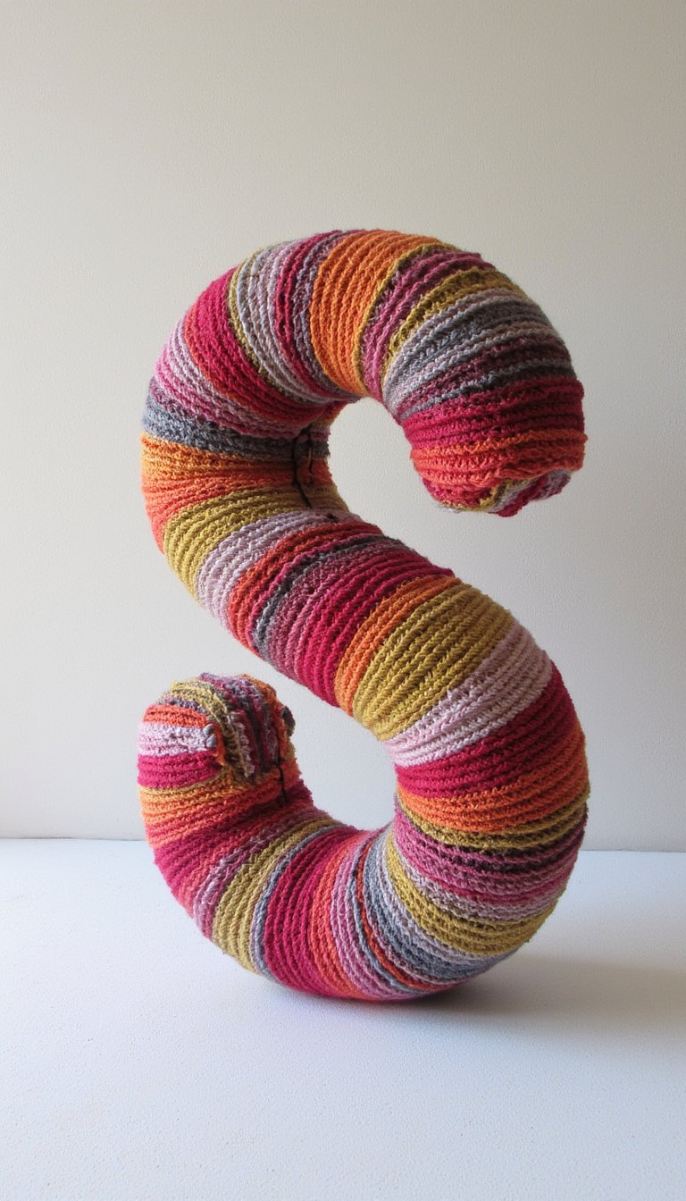 29. Custom Yarn-Wrapped Letters or Initials